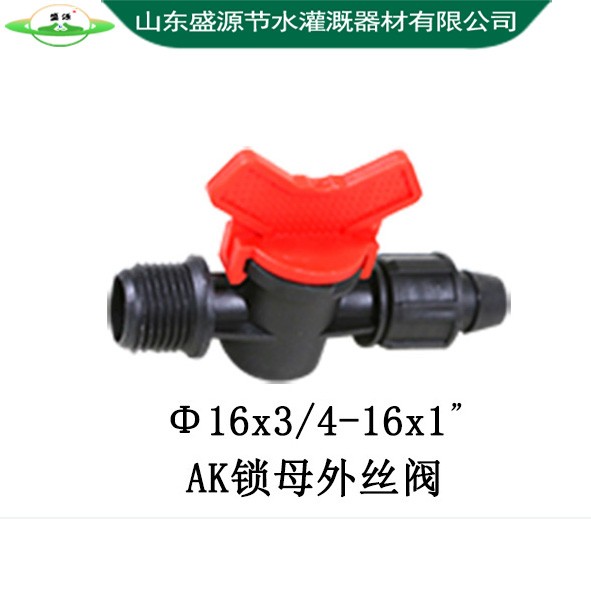 Φ16x34-16x1AK锁母外丝阀